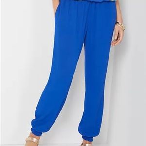 NWOT Royal Blue Elastic-Hem Jogger Pant